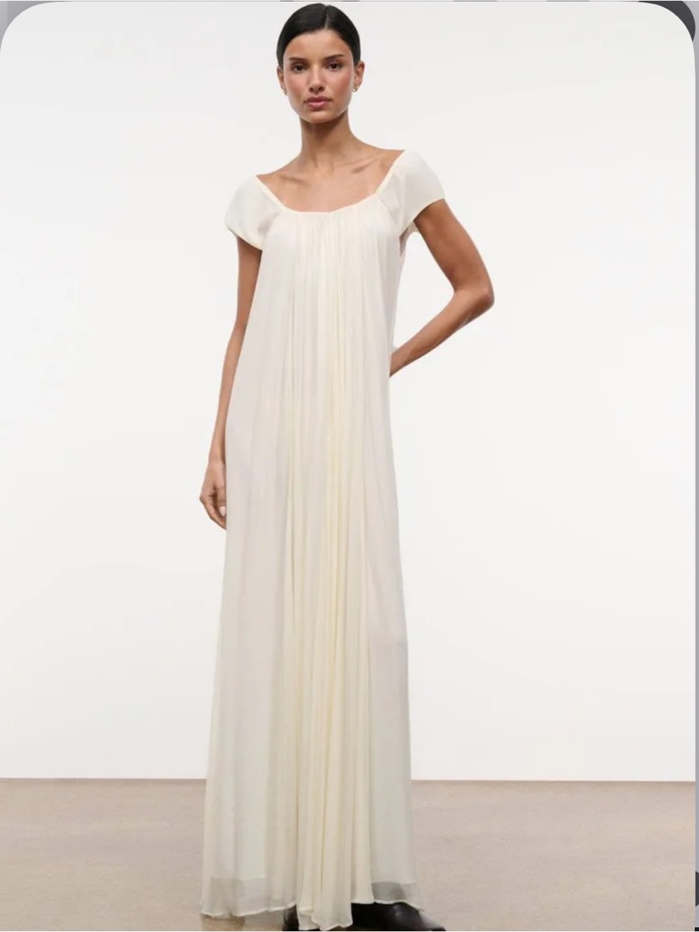 Staud Leda Dress Ivory